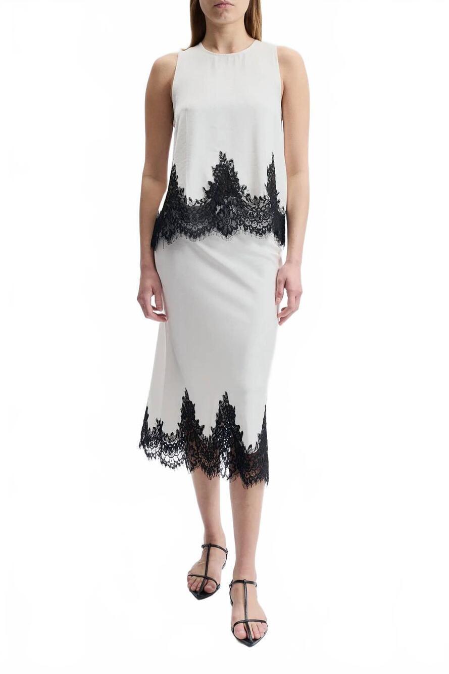 NEW SAINT ART bellamy lace top in ivory